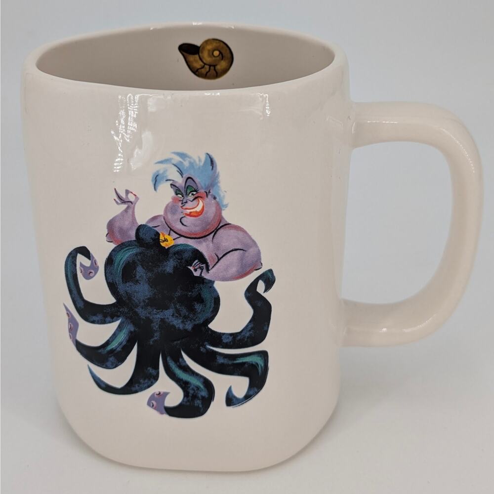 Rae Dunn Disney Villains Ursula Mug Ceramic Cup Sea Witch Poor Unfortunate Souls